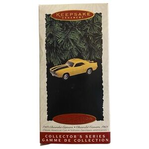 Hallmark Keepsake 1969 Chevrolet Camaro Collector Series Ornament